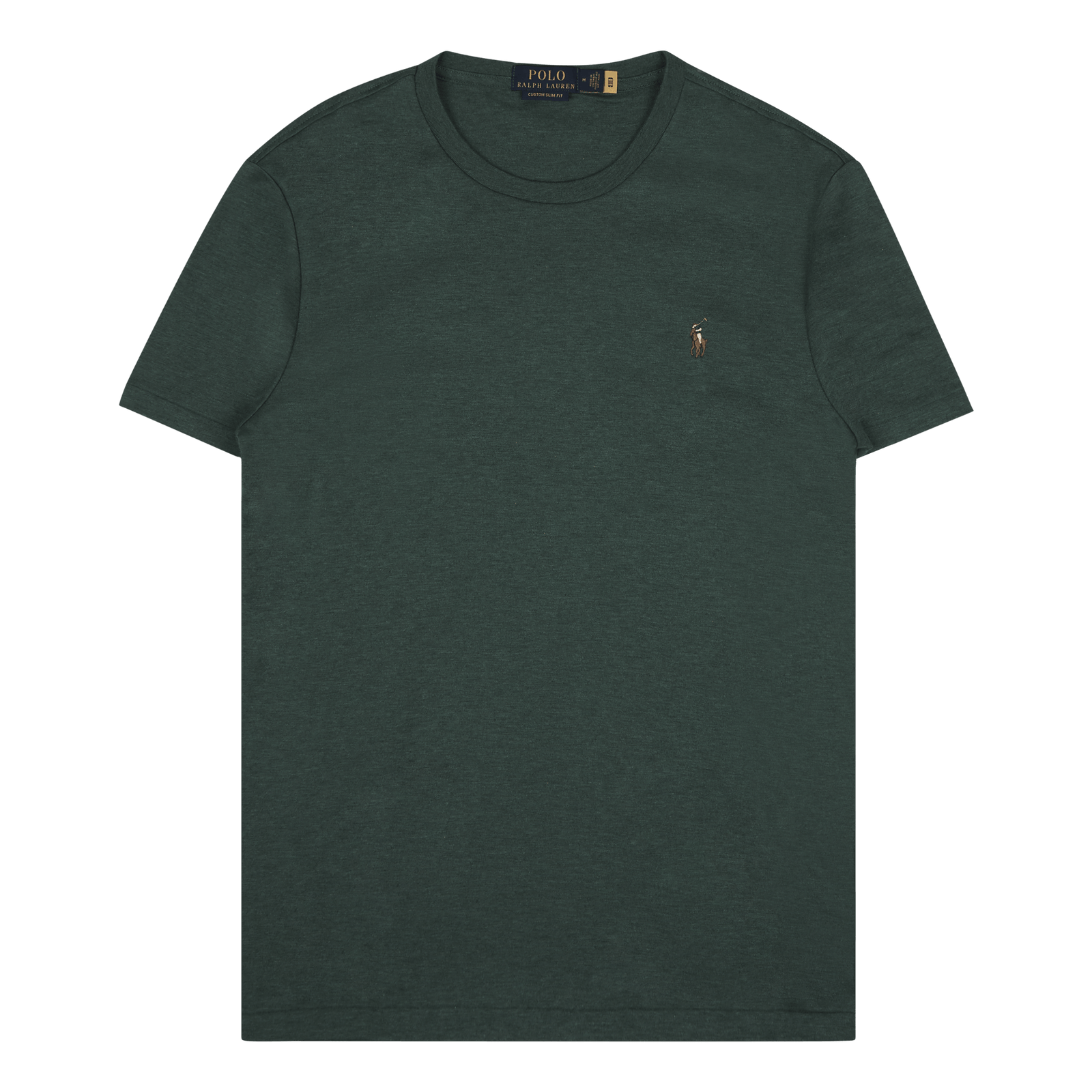 Custom Slim Fit Soft Cotton T-Shirt Verano Green Heather