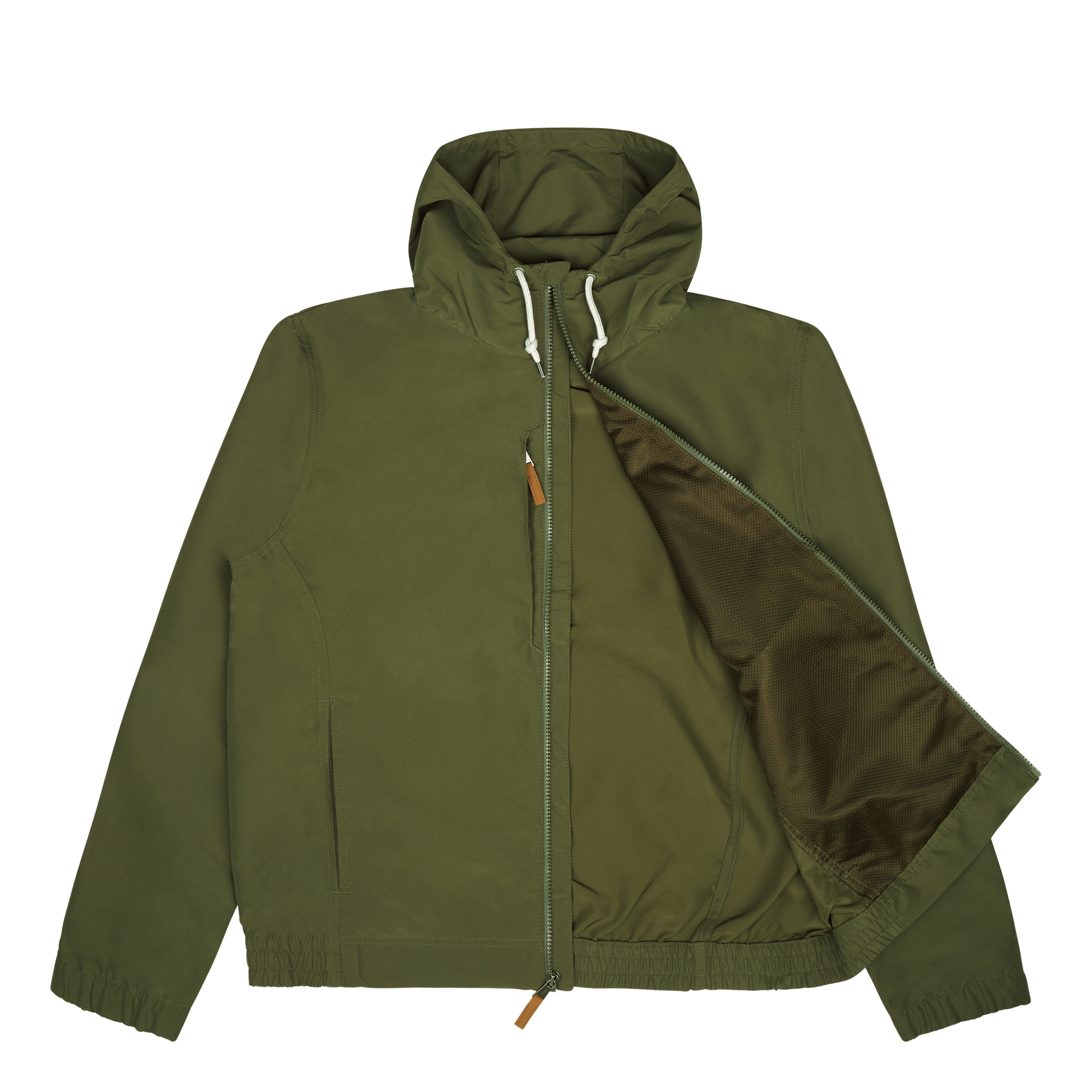 Packable Water-Repellent Hooded Jacket