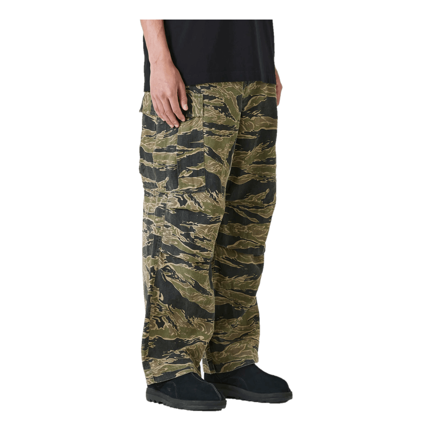 Maharishi Tigerstripe Loose Cargo Pants Mint Gold Caliroots