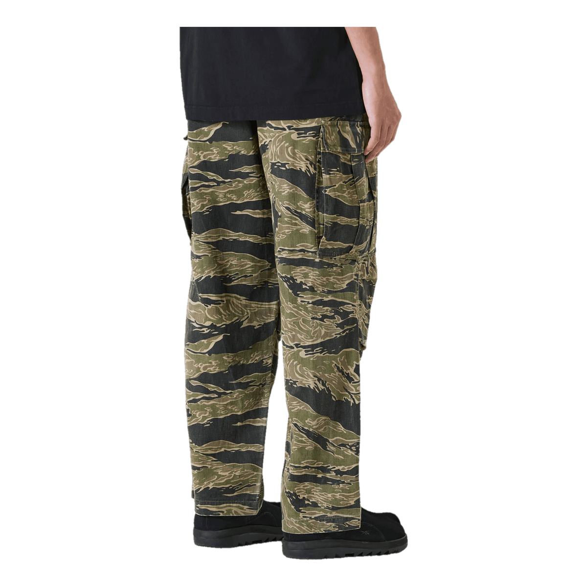 Tigerstripe Loose Cargo Pants  Mint Gold