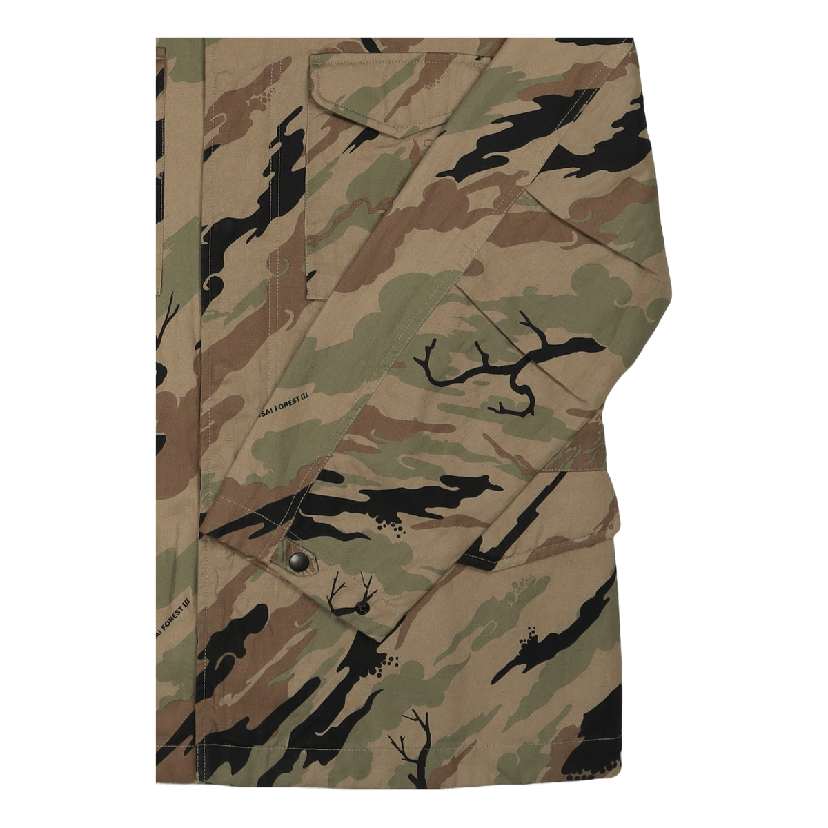 Camo Modified M65 Jacket Cotto Woodland