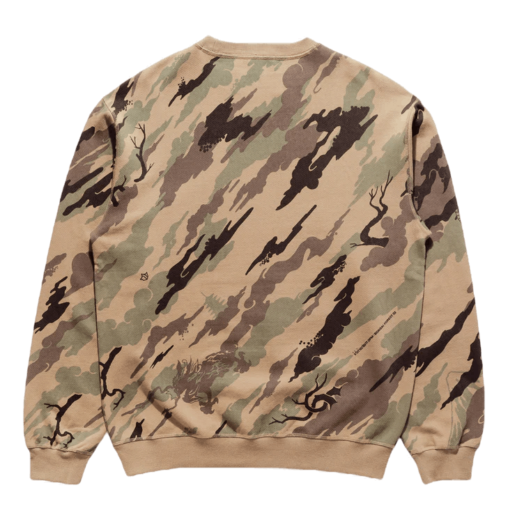 Organic Camo Crew Sweat Organi Woodland