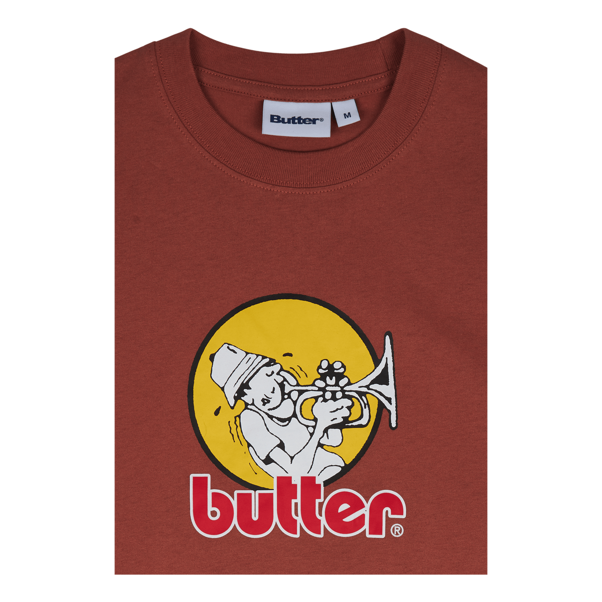 Brass Tee Washed Wood