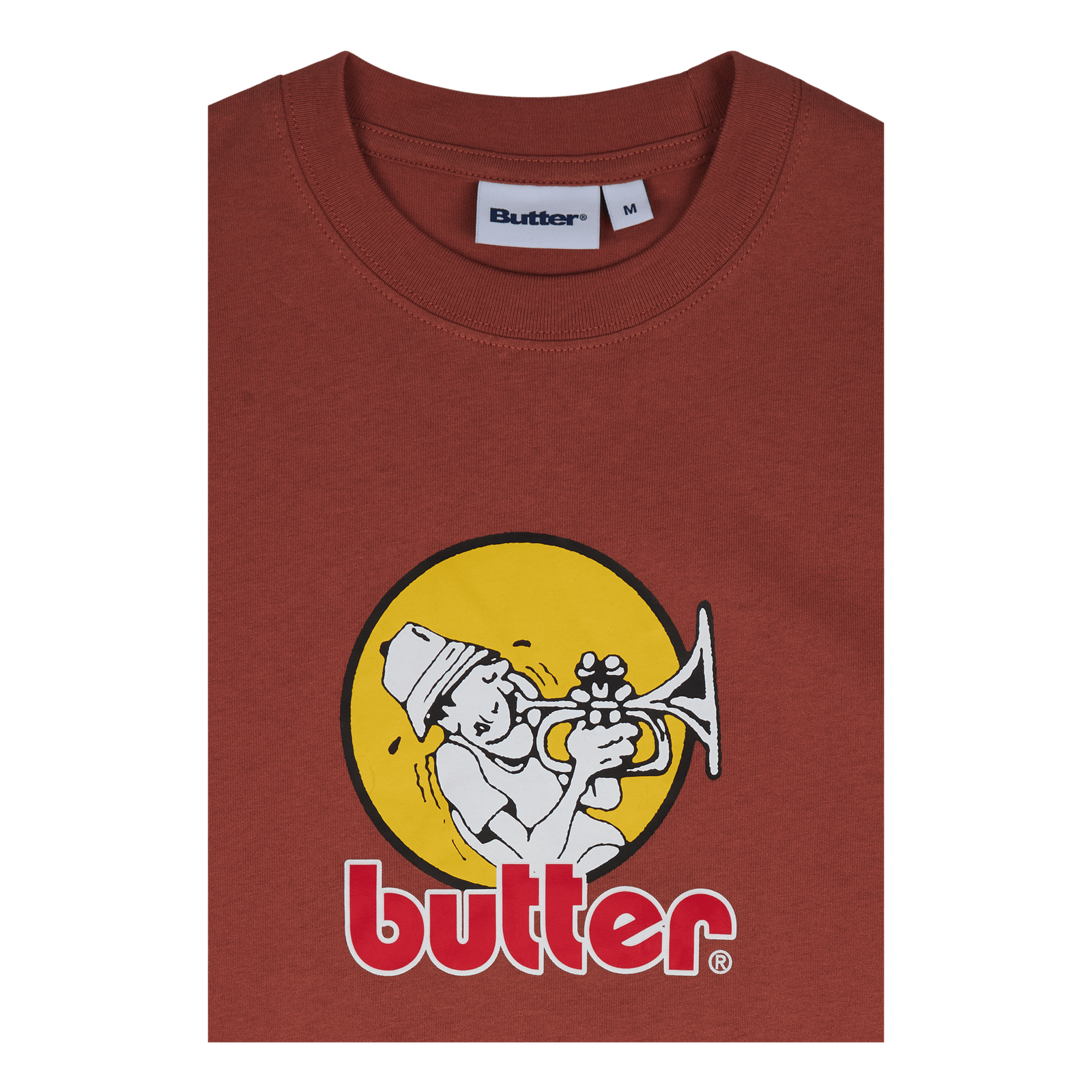 Brass Tee Washed Wood