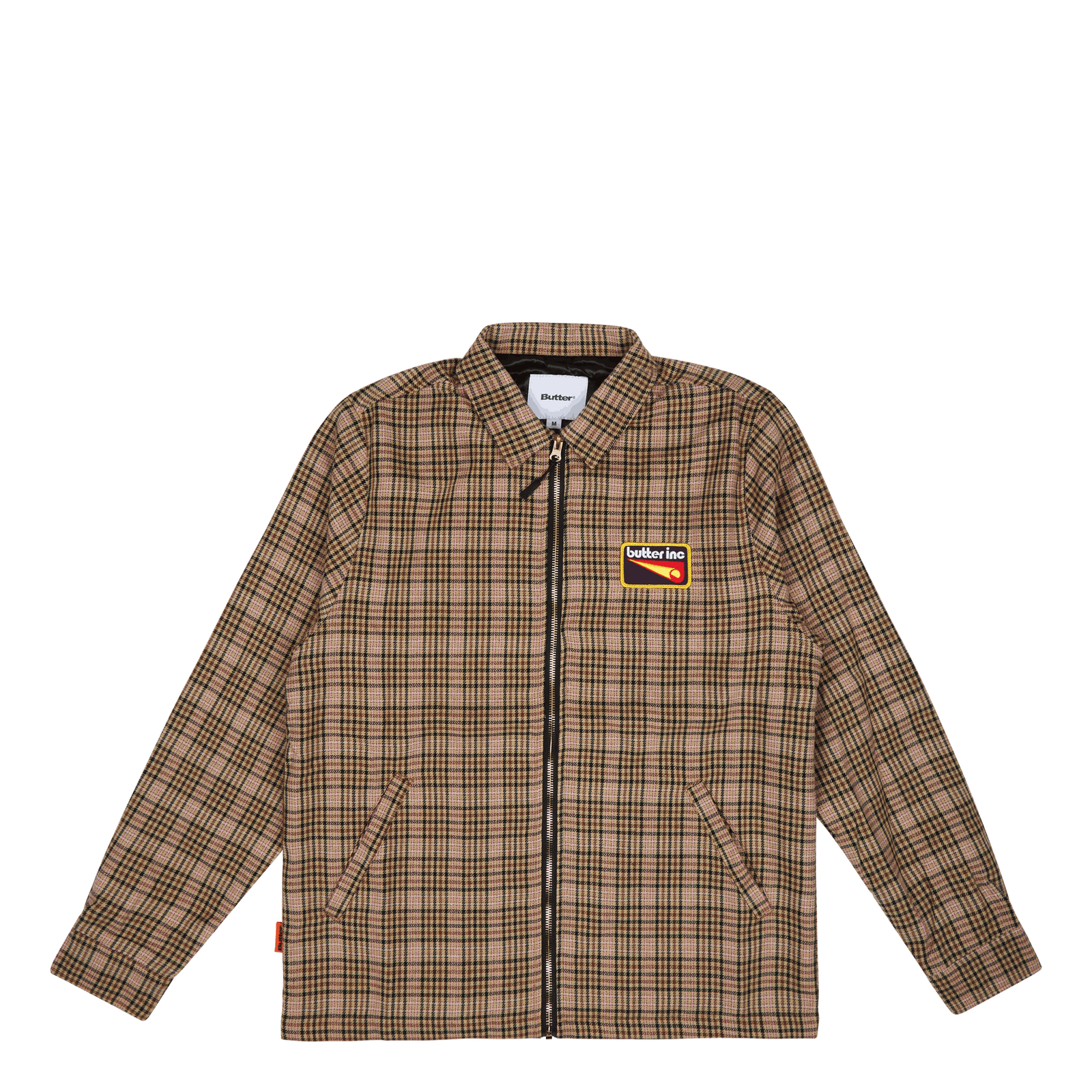 Roller Zip Jacket Tan/brown/pink