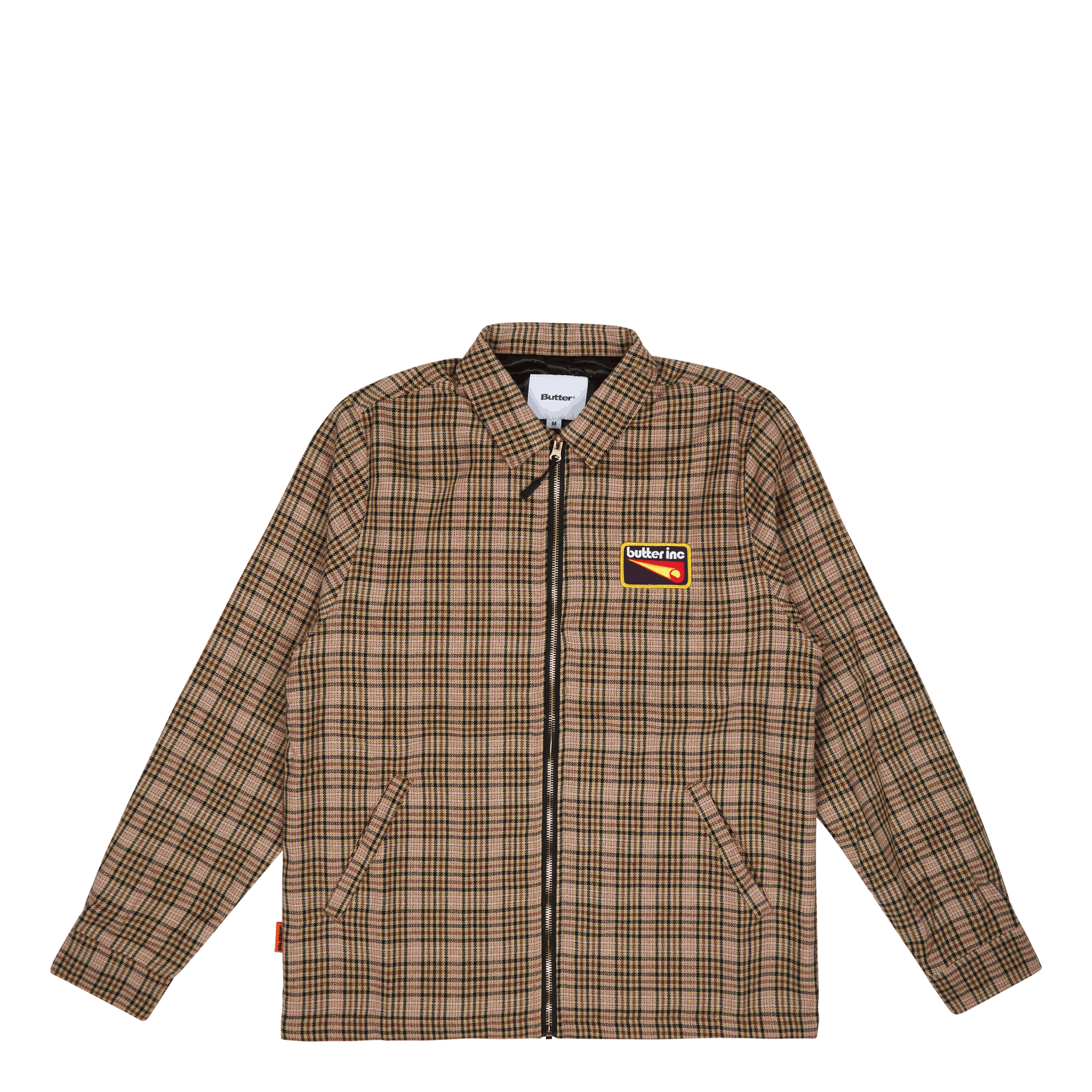 Roller Zip Jacket Tan/brown/pink