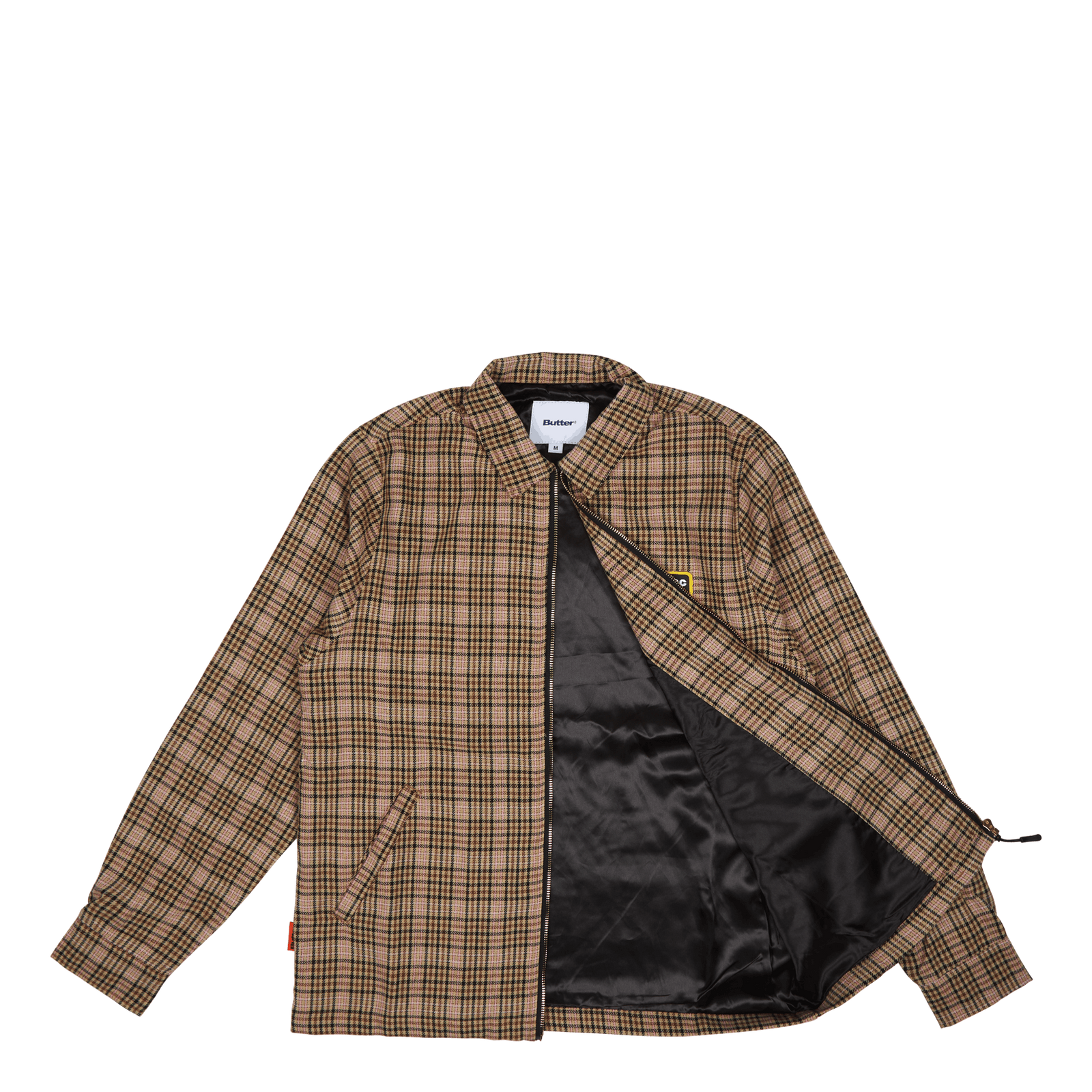 Roller Zip Jacket Tan/brown/pink