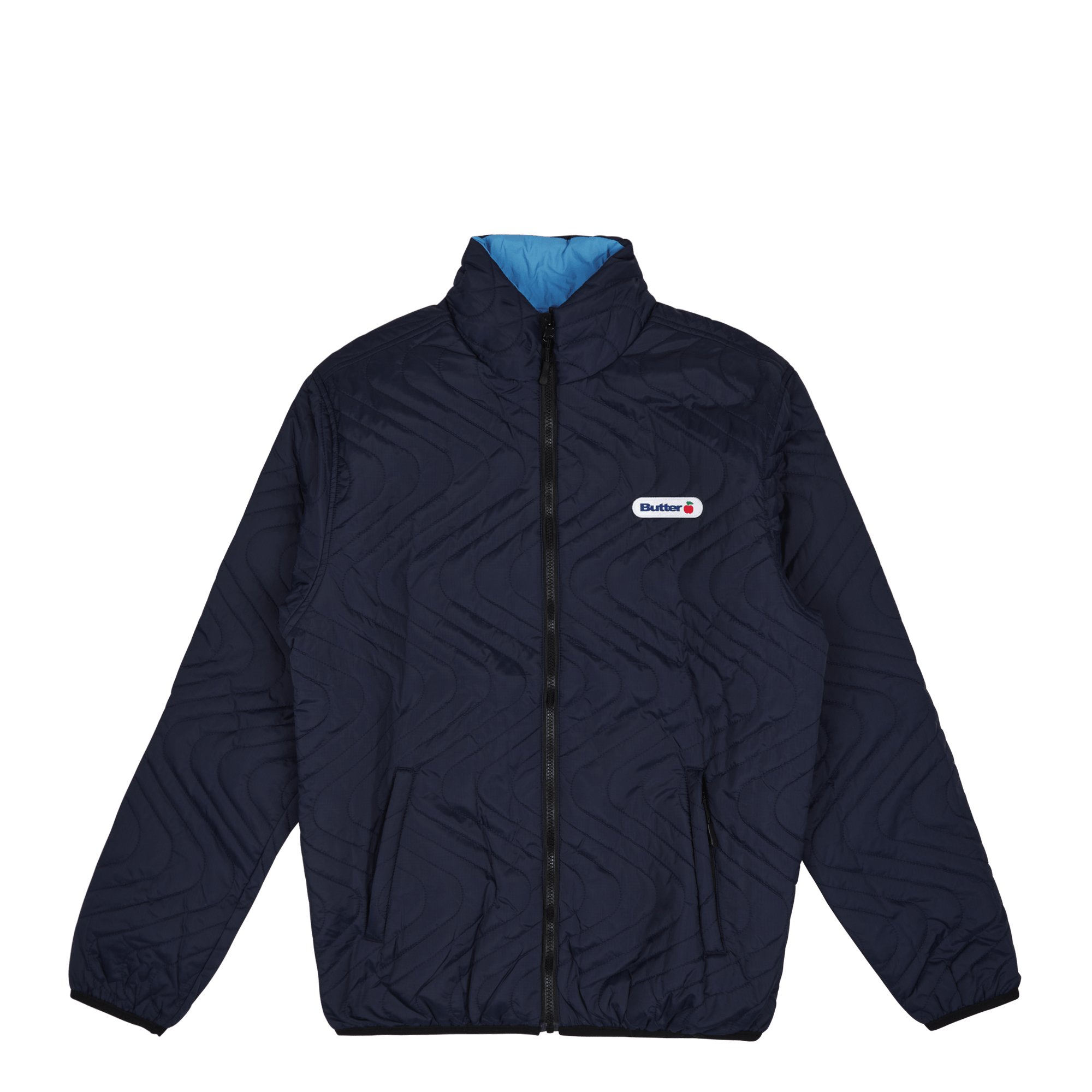 Quilted Reversble Jacket Navy/blue