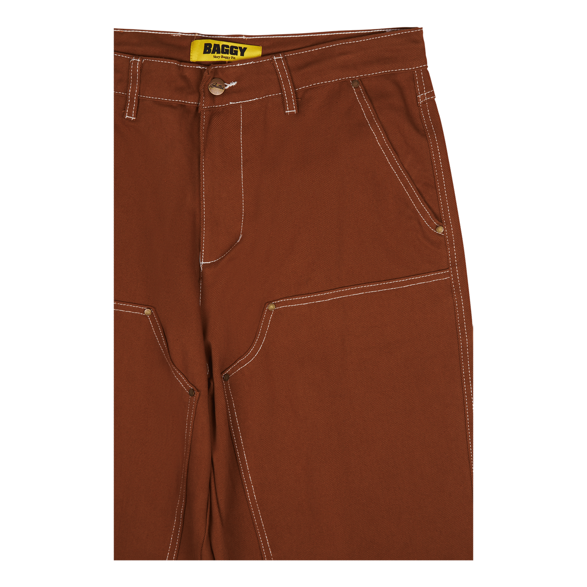 Double Knee Pants Brown