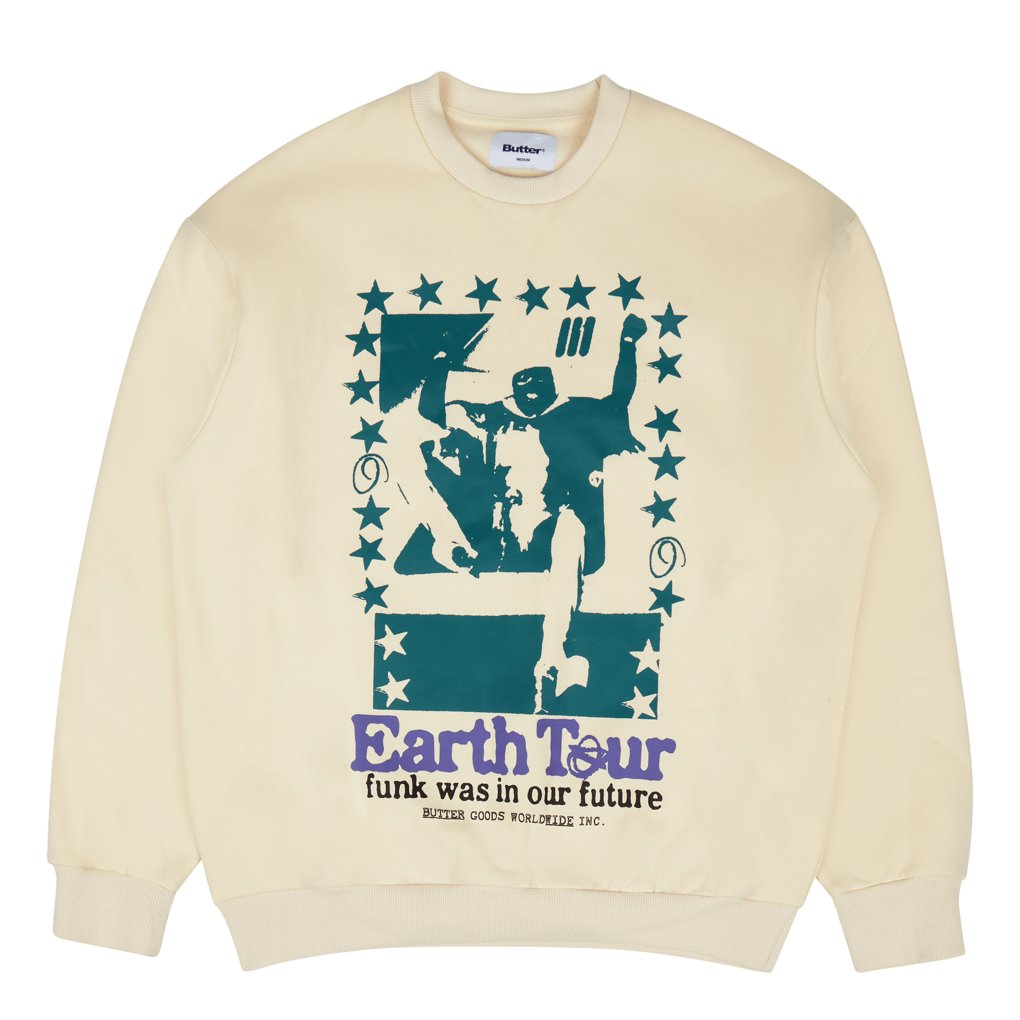 Earth Tour Crewneck Cream