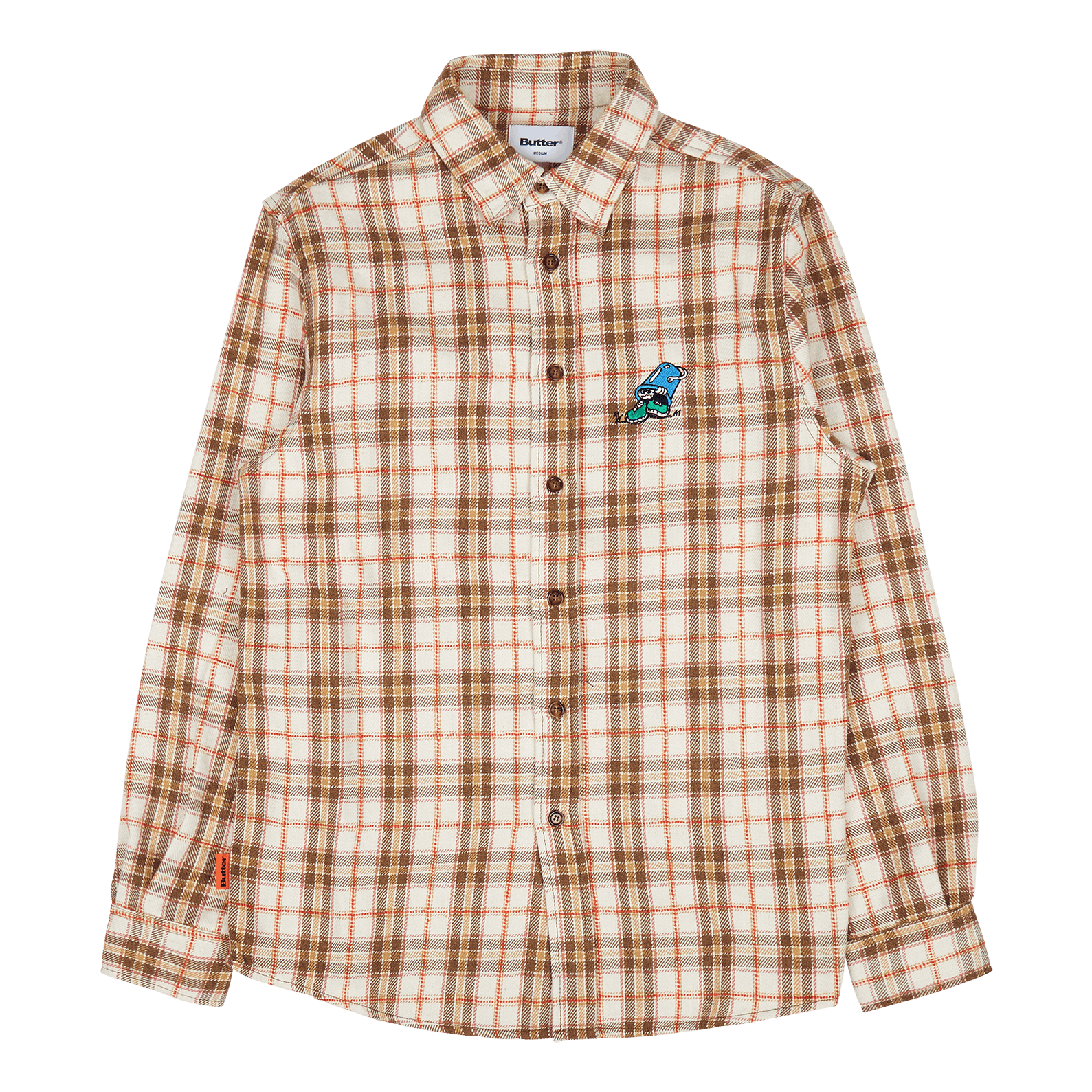 Bucket Plaid Shirt Brown