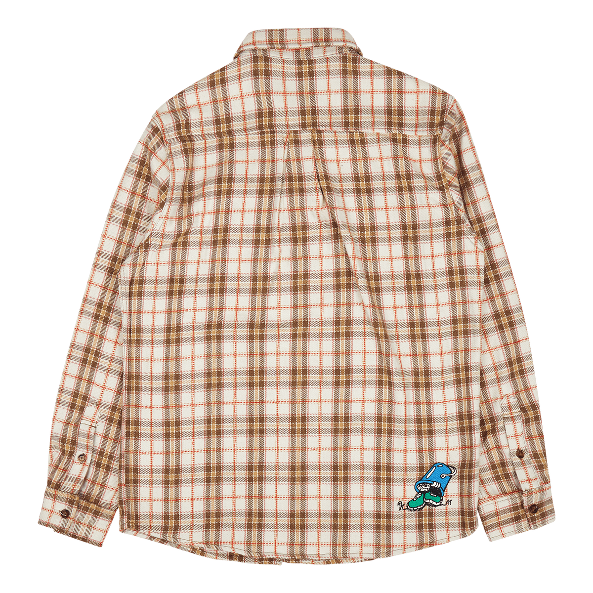 Bucket Plaid Shirt Brown