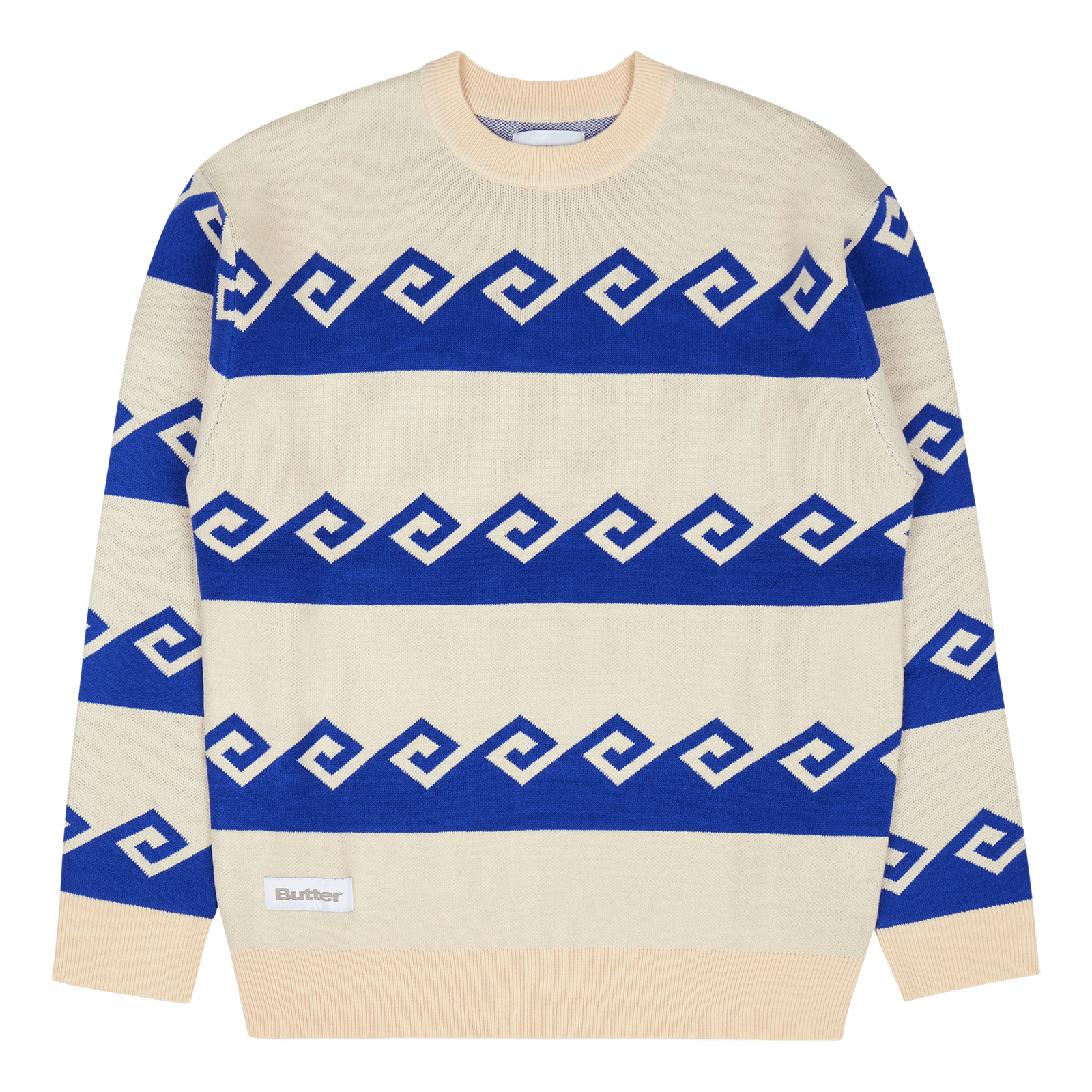 Waves Knit Sweater Cream