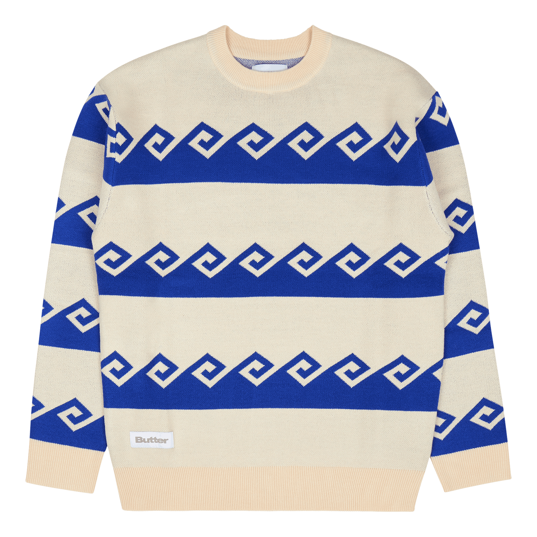 Waves Knit Sweater Cream