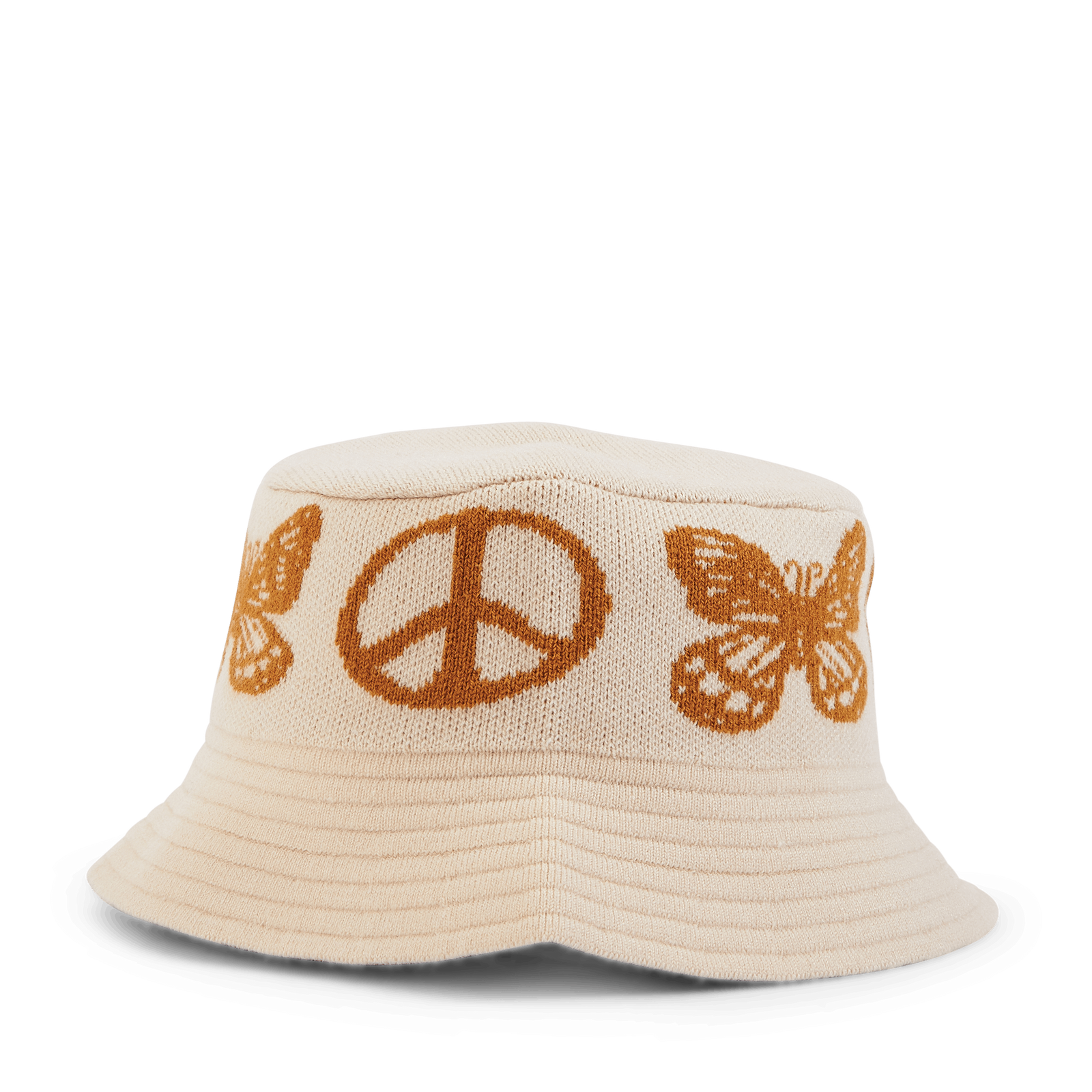 Tour Knit Bucket Hat Cream