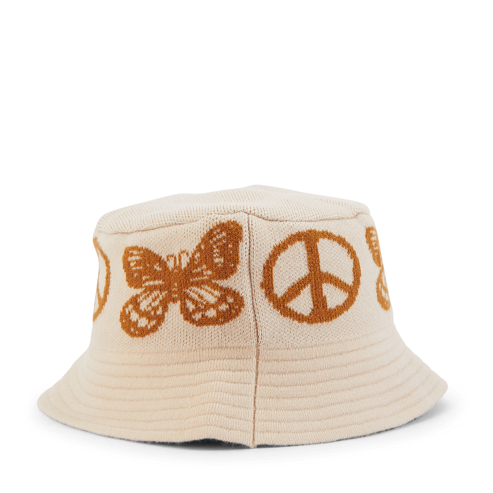 Tour Knit Bucket Hat Cream