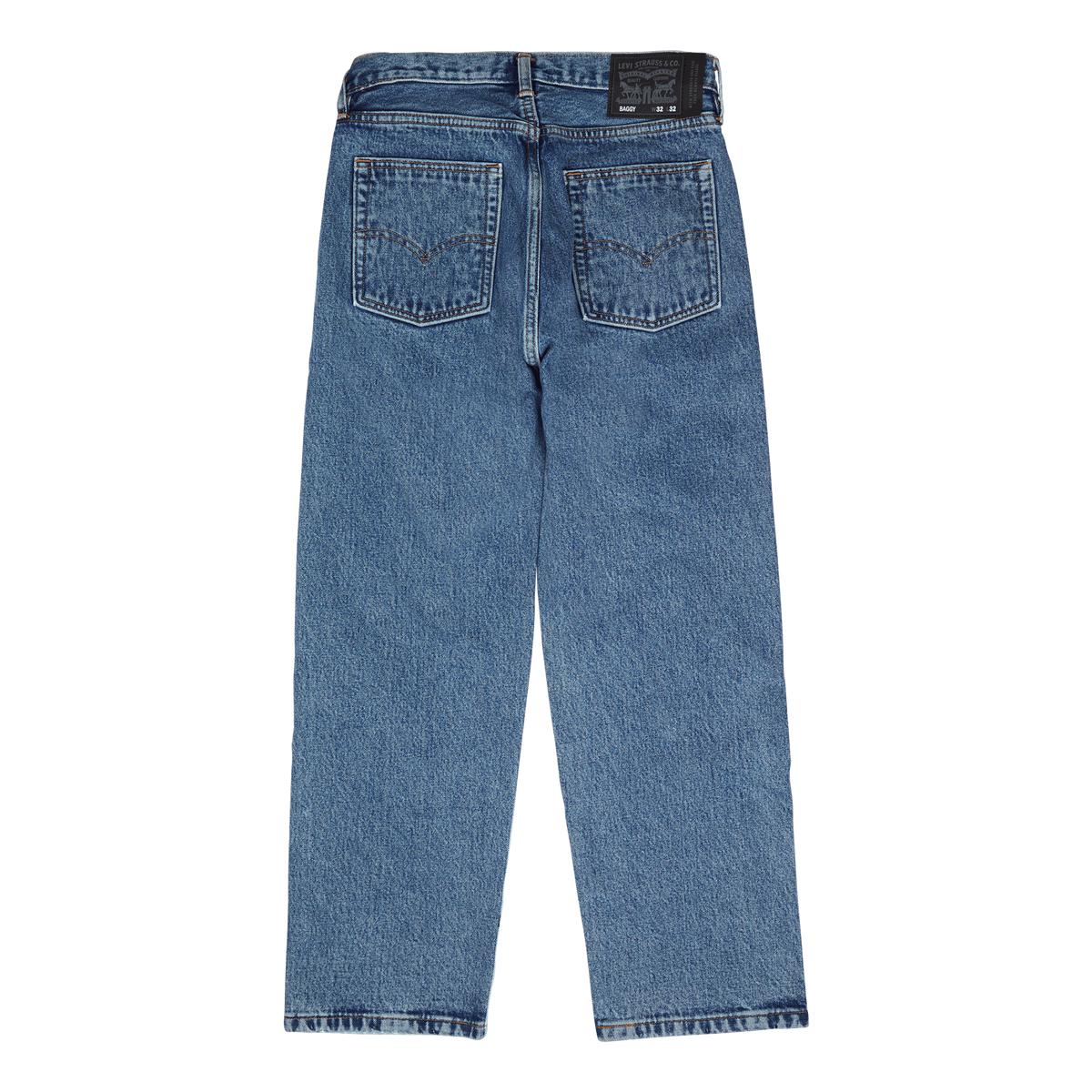 Skate Baggy 5 Pocket New Med Indigo - Flat Finish