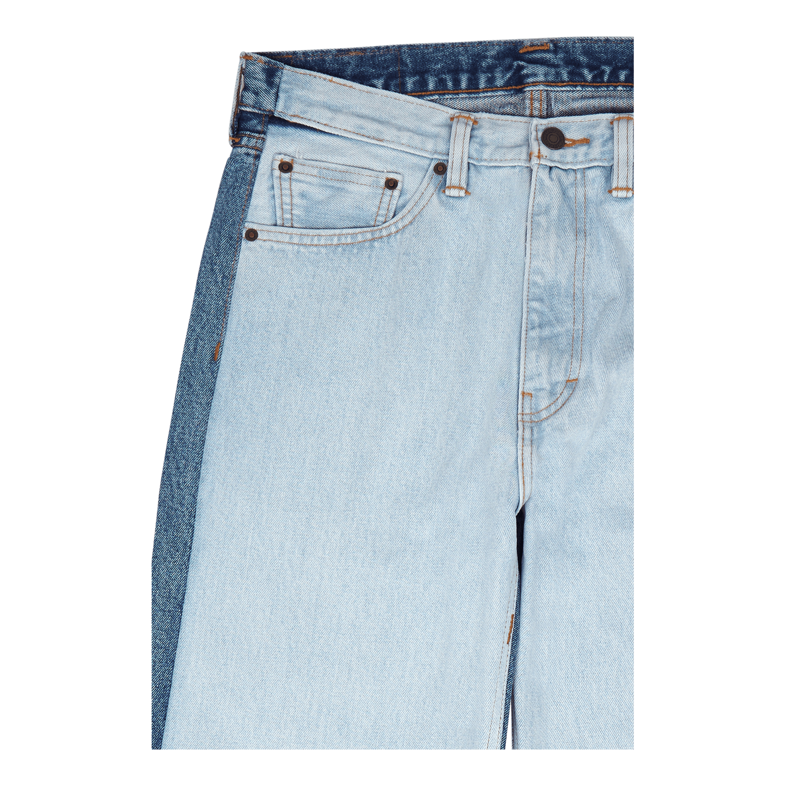 Skate Baggy 5 Pocket New Med Indigo - Flat Finish