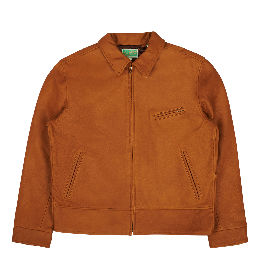 Levi's® Vintage Clothing 1940s Leather Coat Caramel