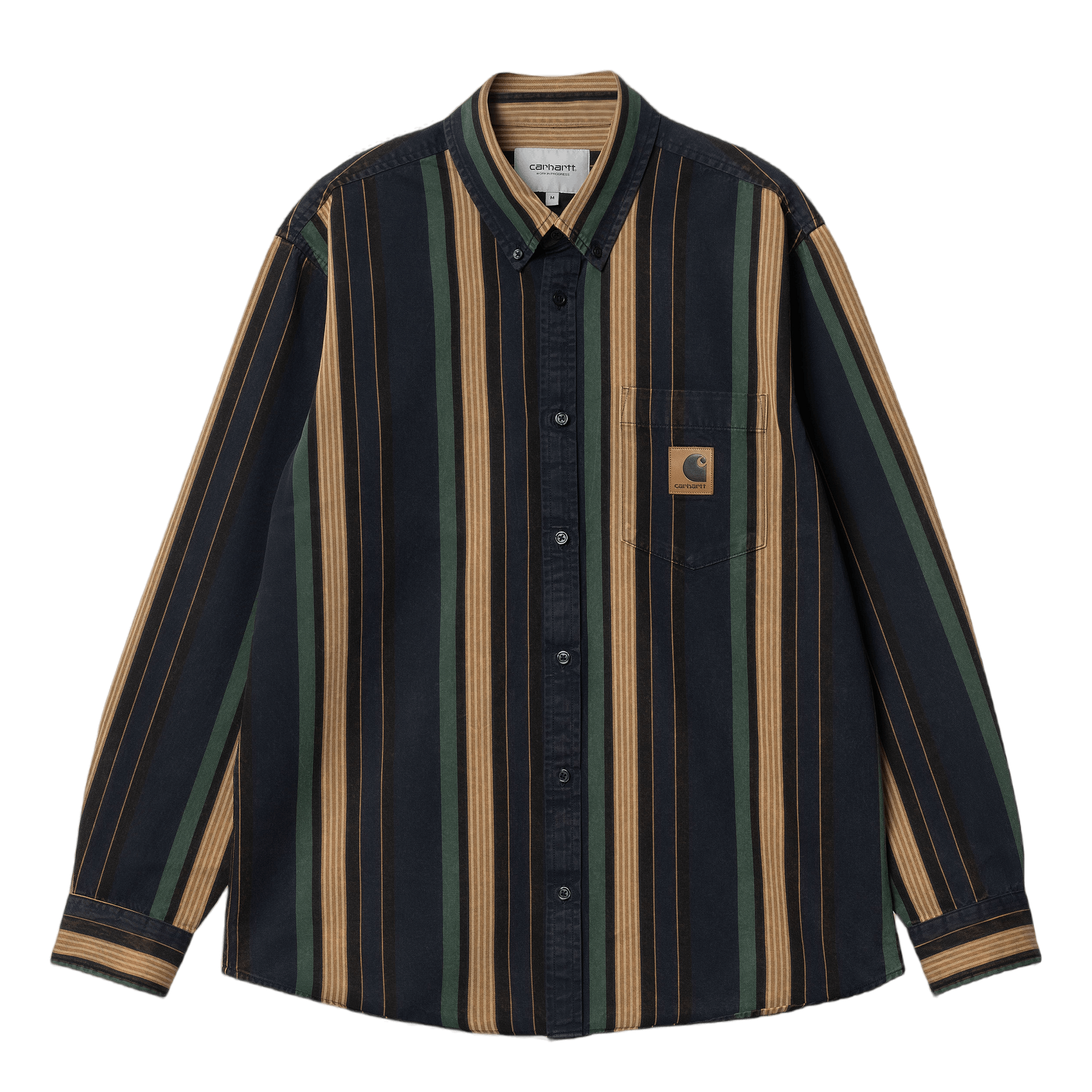 L/s Dorado Shirt Dorado Stripe, Dark Navy