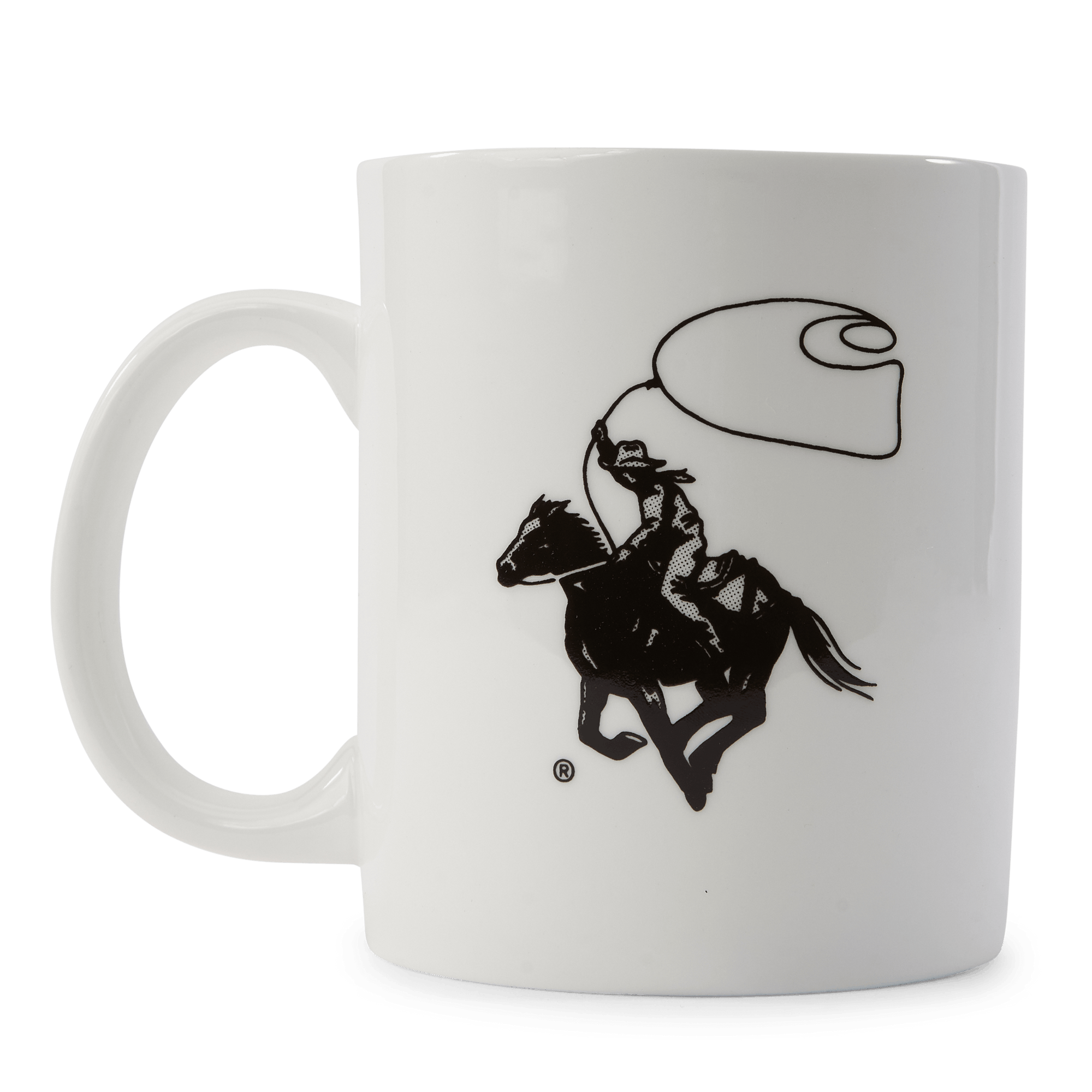 Lasso Mug White / Black