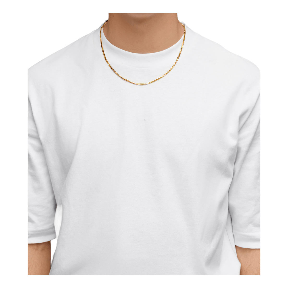 Curb Chain M Gold Silver