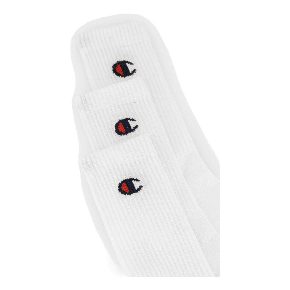 3pk Crew Socks White