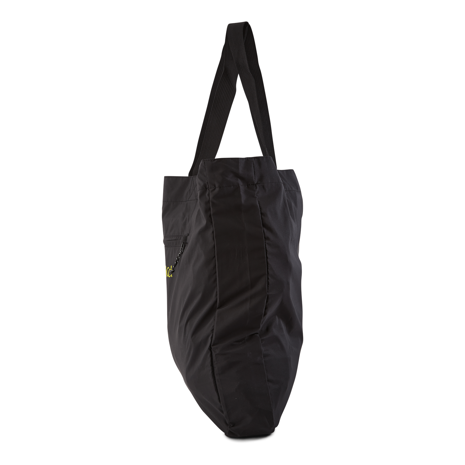 Shell Tote Black / Lime