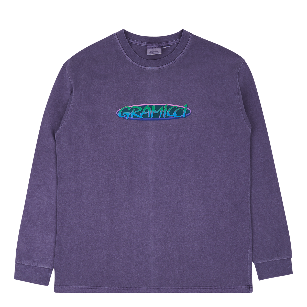 Oval L/s Tee Purple Pigment