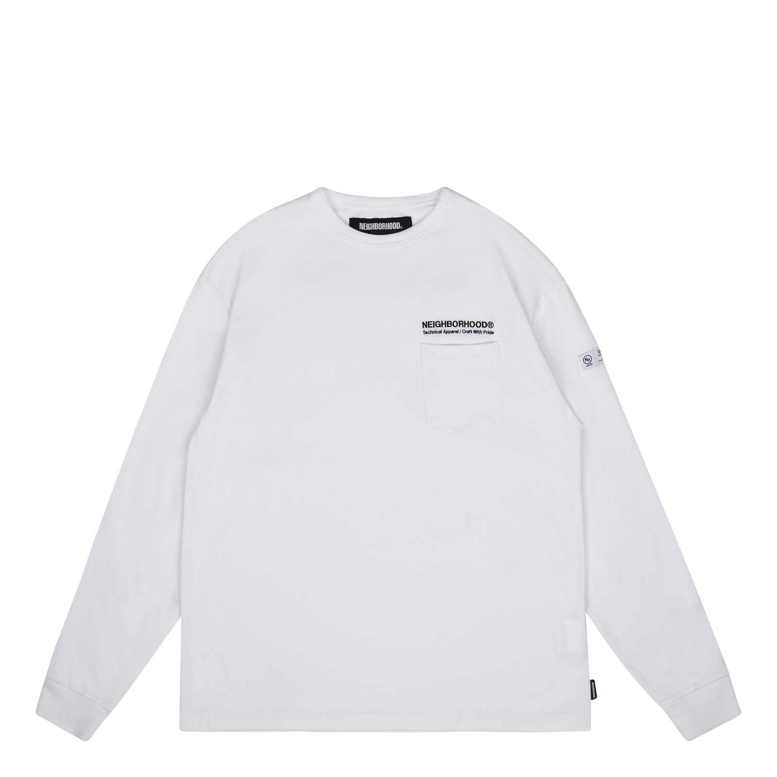 Classic-p Crewneck Ls . Co Wh