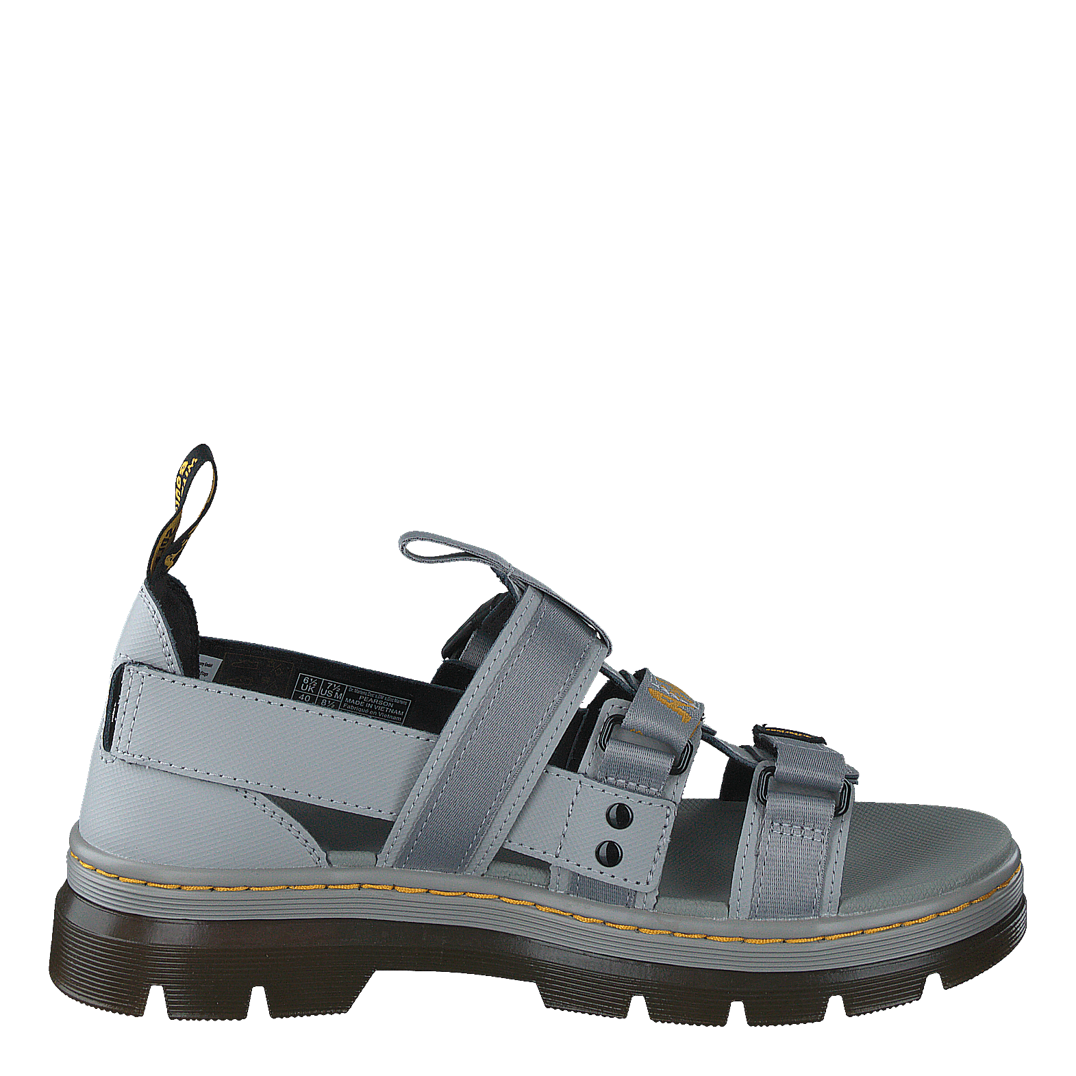 Dr Martens Pearson Mid Grey Element+Webbi Mid Grey | Caliroots.Com