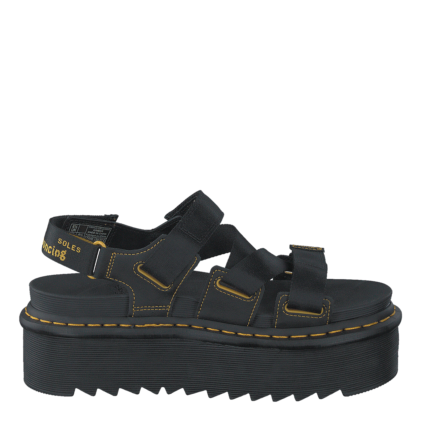 Dr Martens Kimber Black Webbing | Caliroots.com