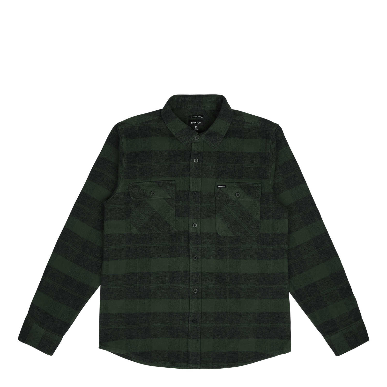 Bowery Heavyweight L/s Flannel Forest Green