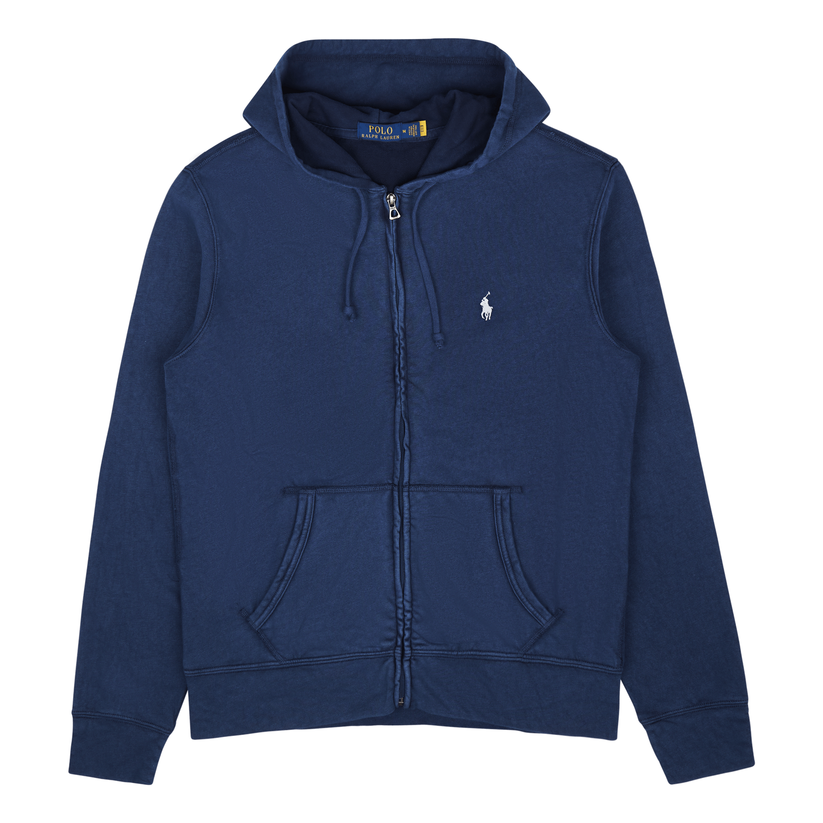Spa Terry Full-Zip Hoodie Newport Navy