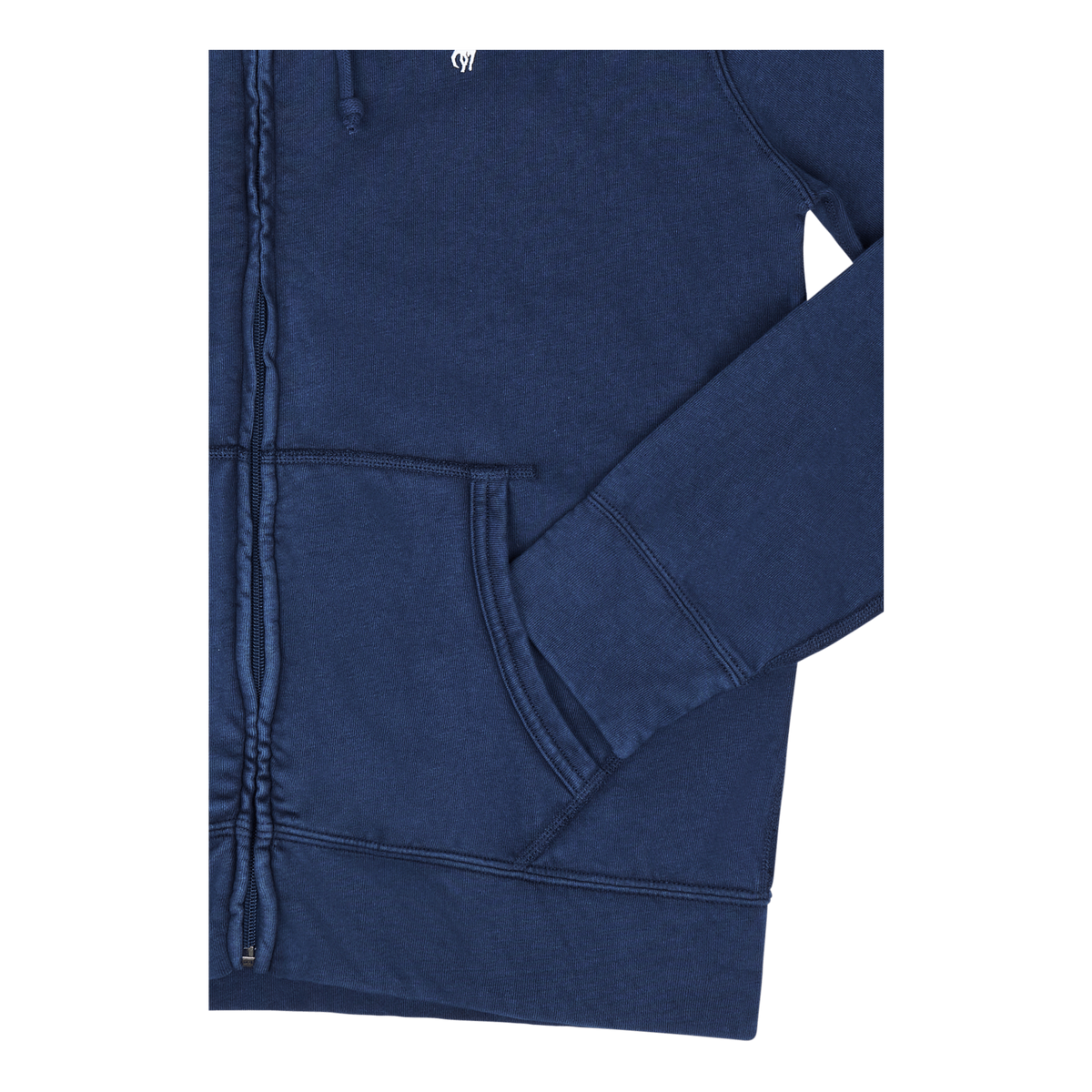 Spa Terry Full-Zip Hoodie Newport Navy