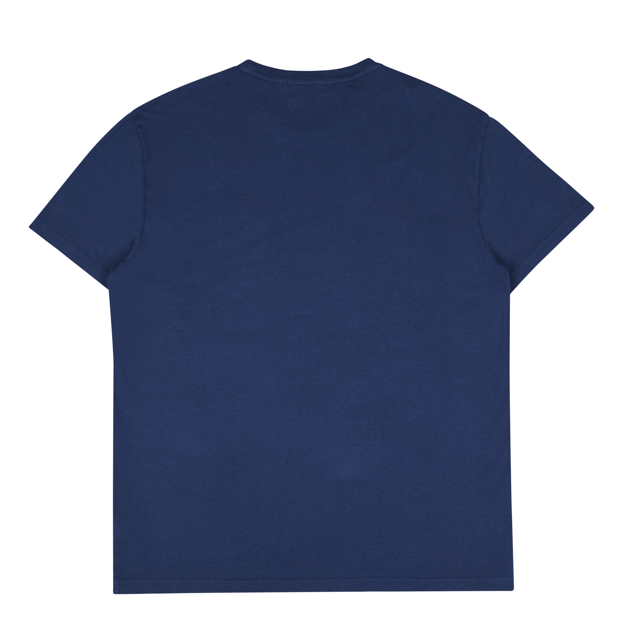 Classic Fit Cotton-Linen Pocket T-Shirt Light Navy
