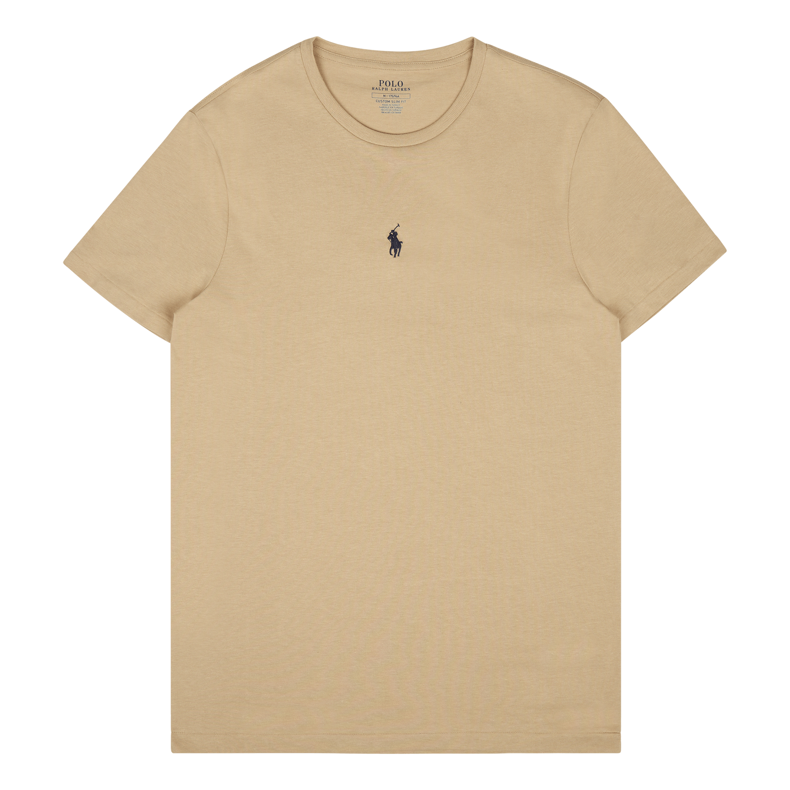 Custom Slim Fit Jersey Crewneck T-Shirt Classic Khaki