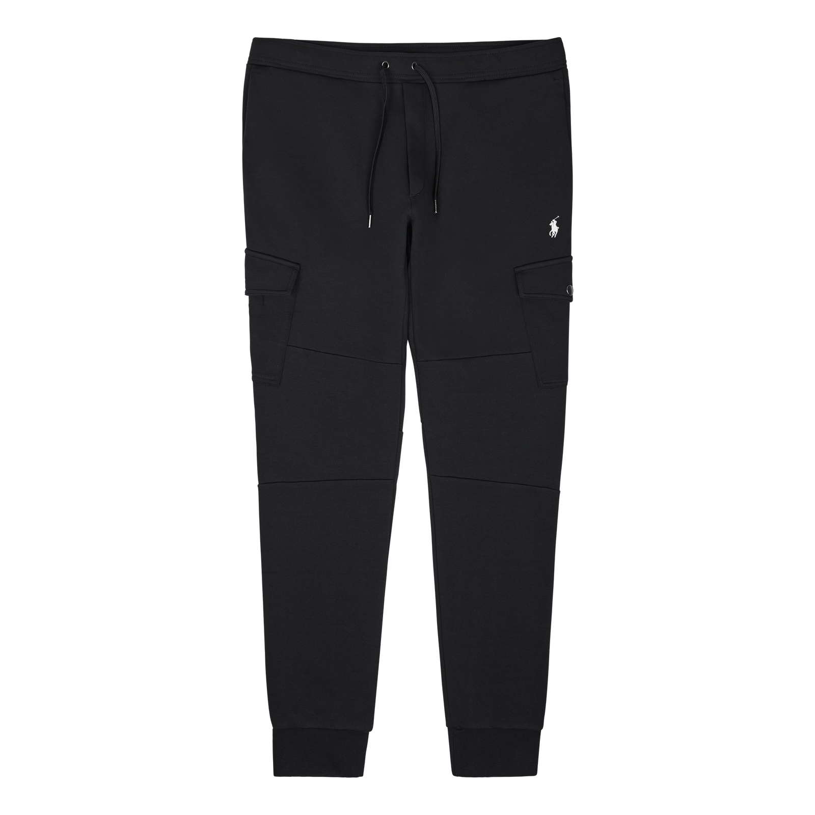 Double-Knit Cargo Jogger Pant Polo Black