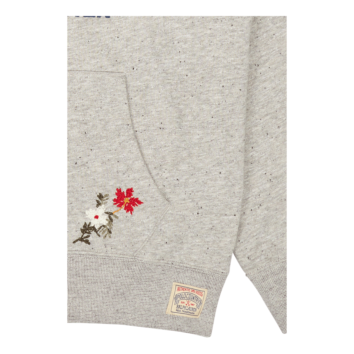 Polo Bear Fleece Hooded Sweatshirt Brooklyn Htr/Dark Vintage Htr