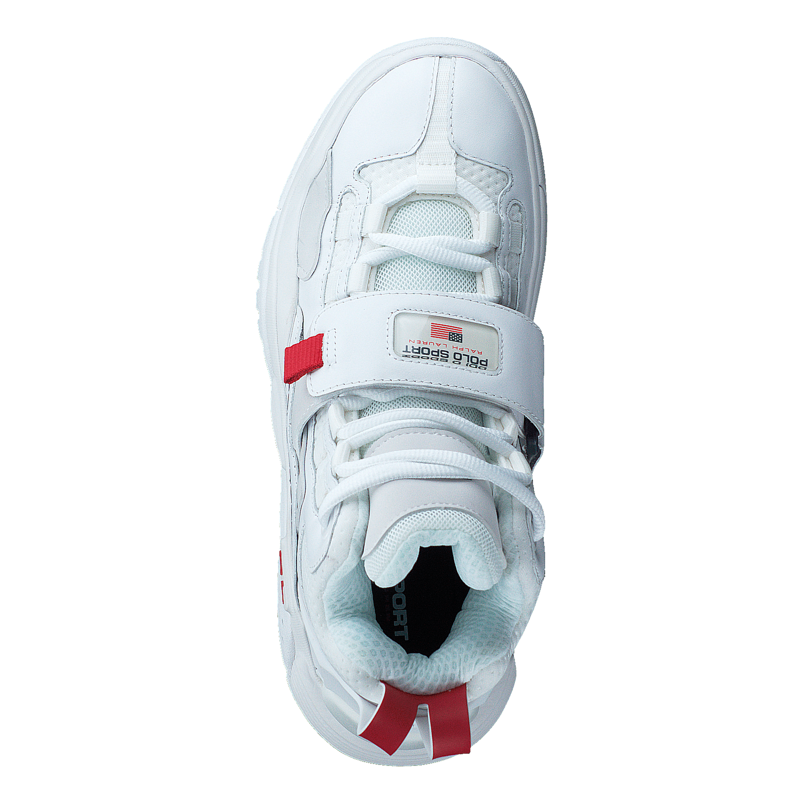 Polo Ralph Lauren PS100 High-Top Sneaker White / Navy / RL2000 Red -  Caliroots.com