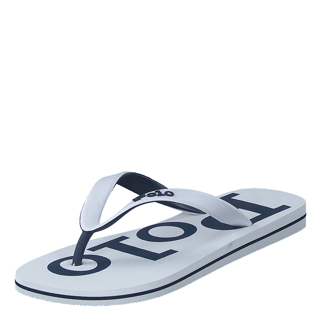 Bolt Logo Flip-Flop White / Newport Navy