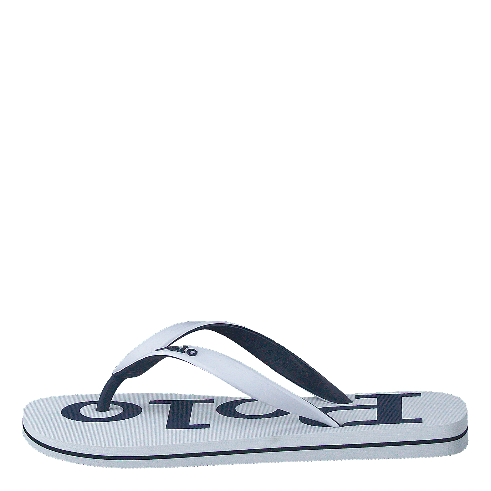 Bolt Logo Flip-Flop White / Newport Navy