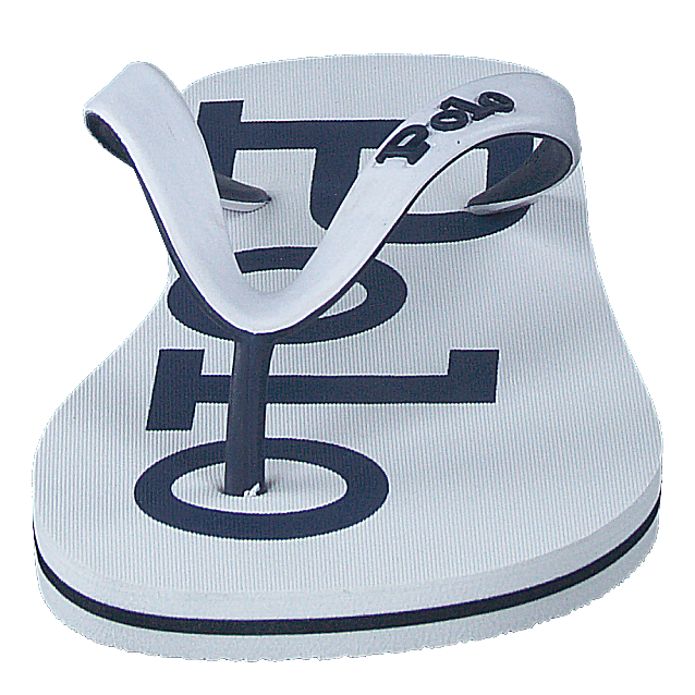 Bolt Logo Flip-Flop White / Newport Navy