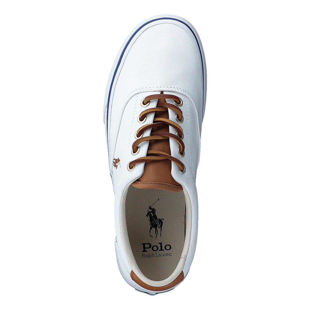 Ralph lauren white canvas sneakers online