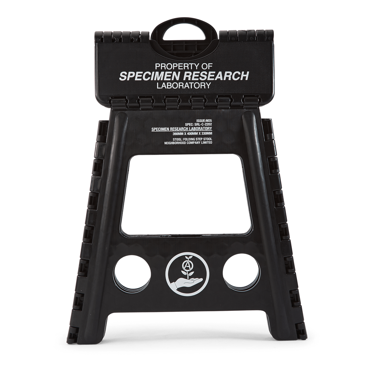 Srl Folding Stool-l . Pp Black