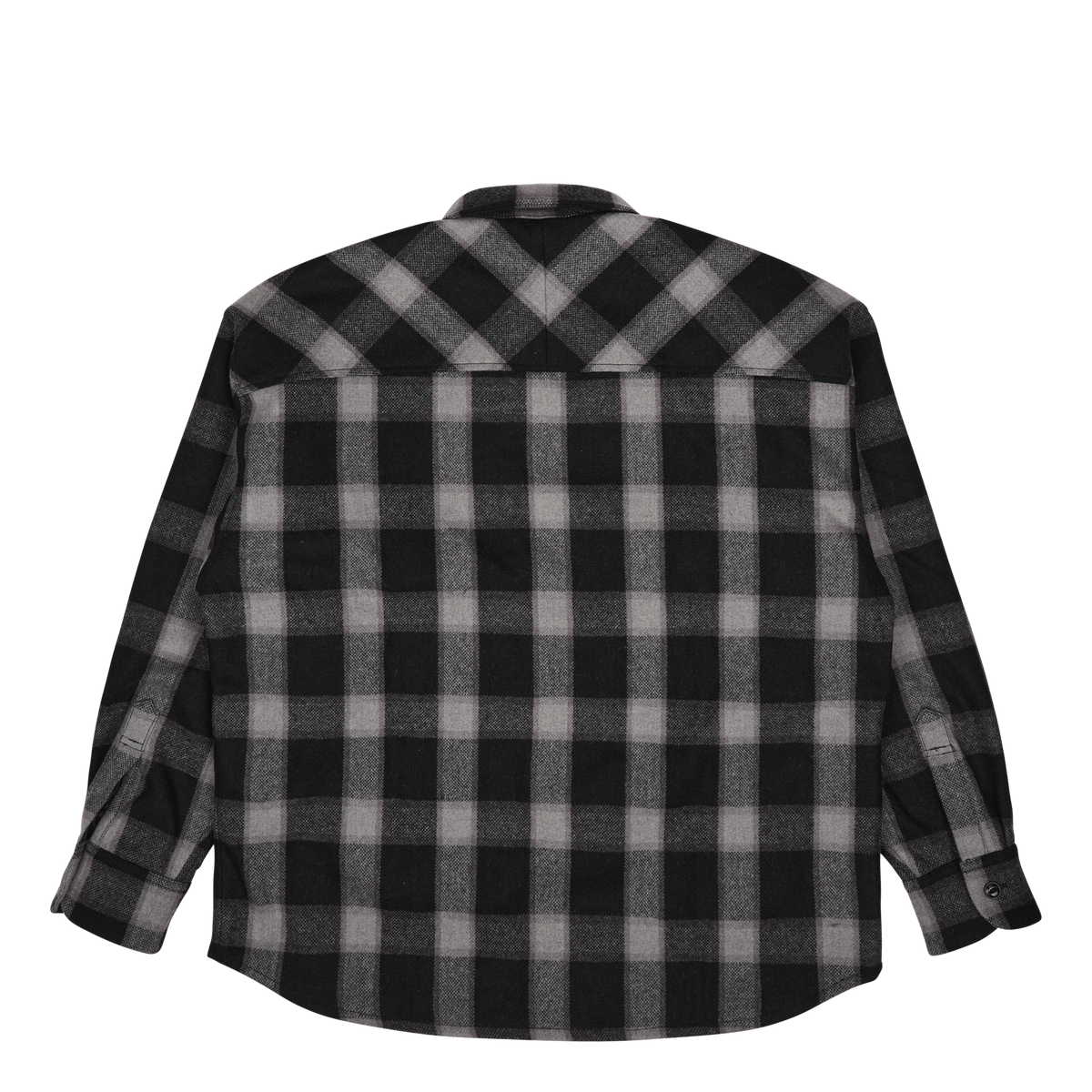 Buffalo Check Sh Ls . Wn Gray