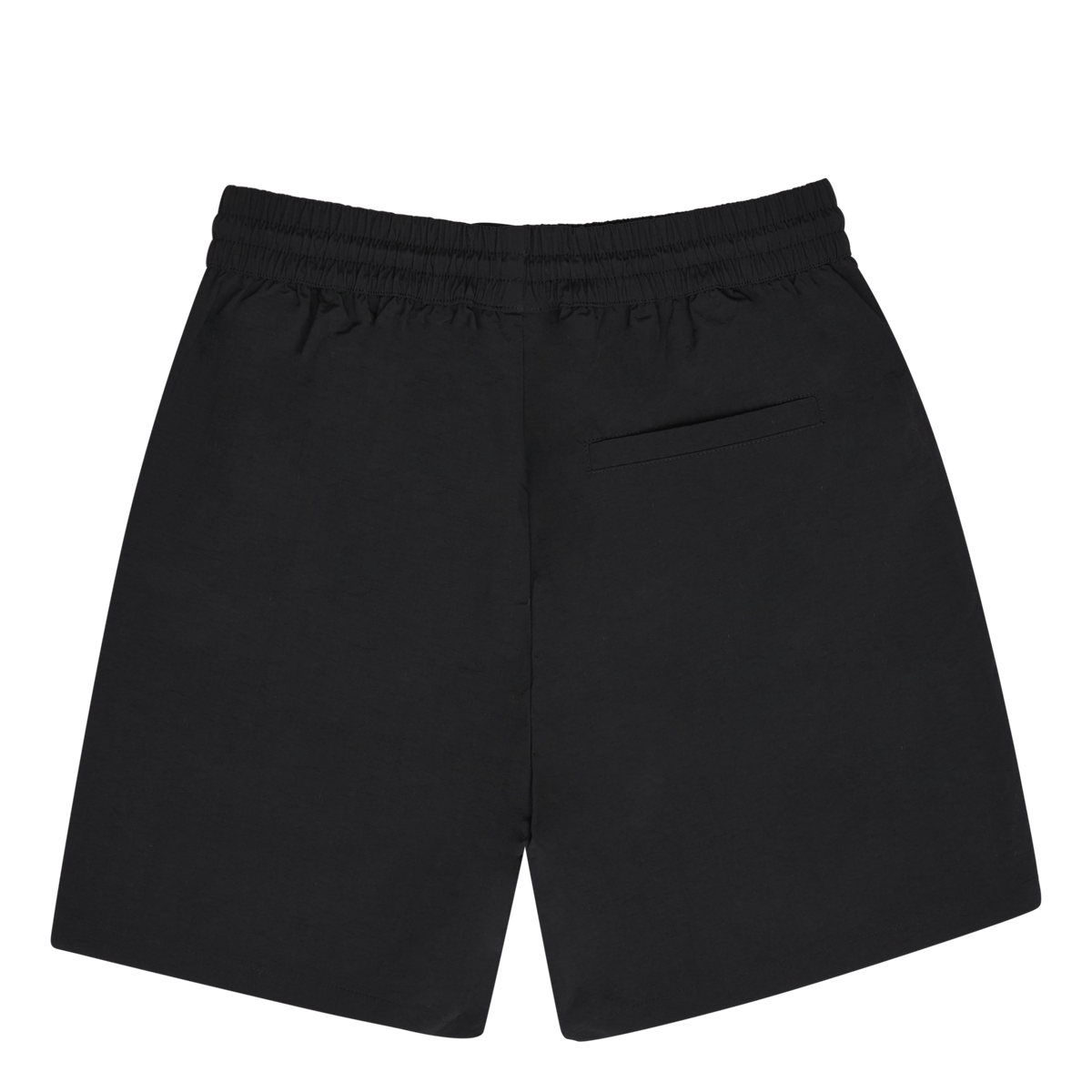 Nylon Track Shorts Black