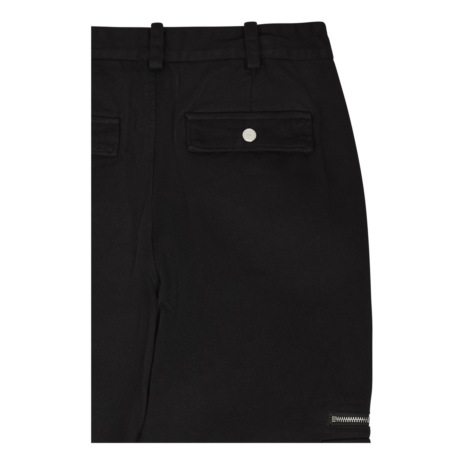 Cotton Cargo Trousers Black
