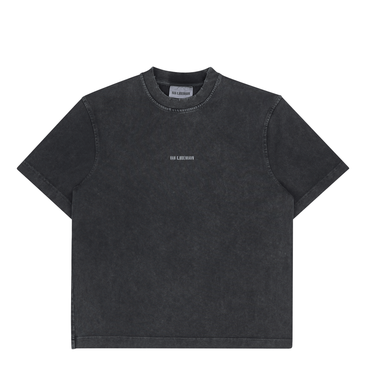 Saint laurent destroyed hotsell archive logo tee