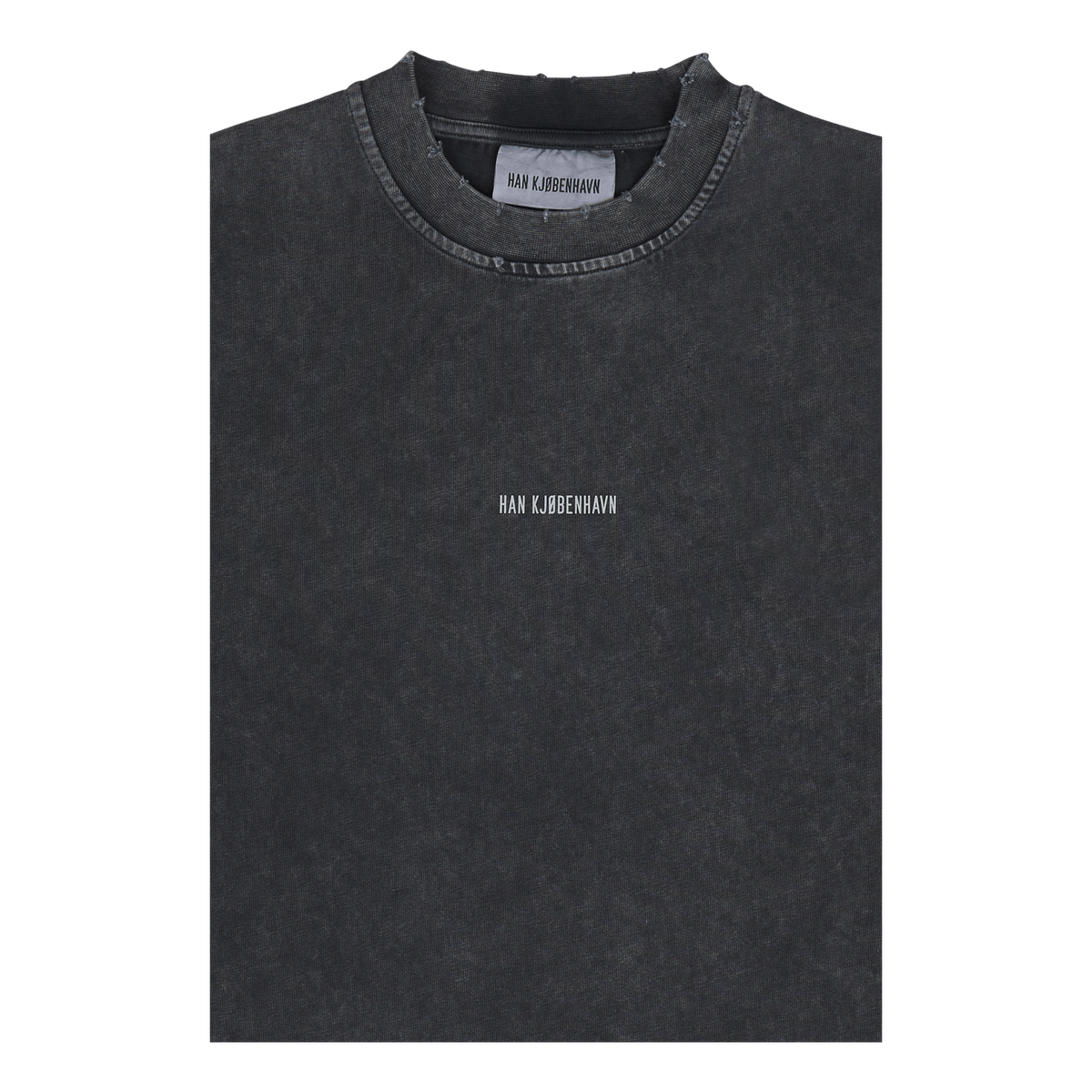 Distressed Tee Short Sleeve Lo Distressed Dark Grey